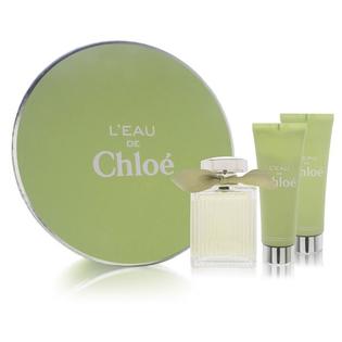 L'Eau De Chloe By Chloe 3pc Gift Set for Women EDT 3.4 oz, Gel, Body Lotion