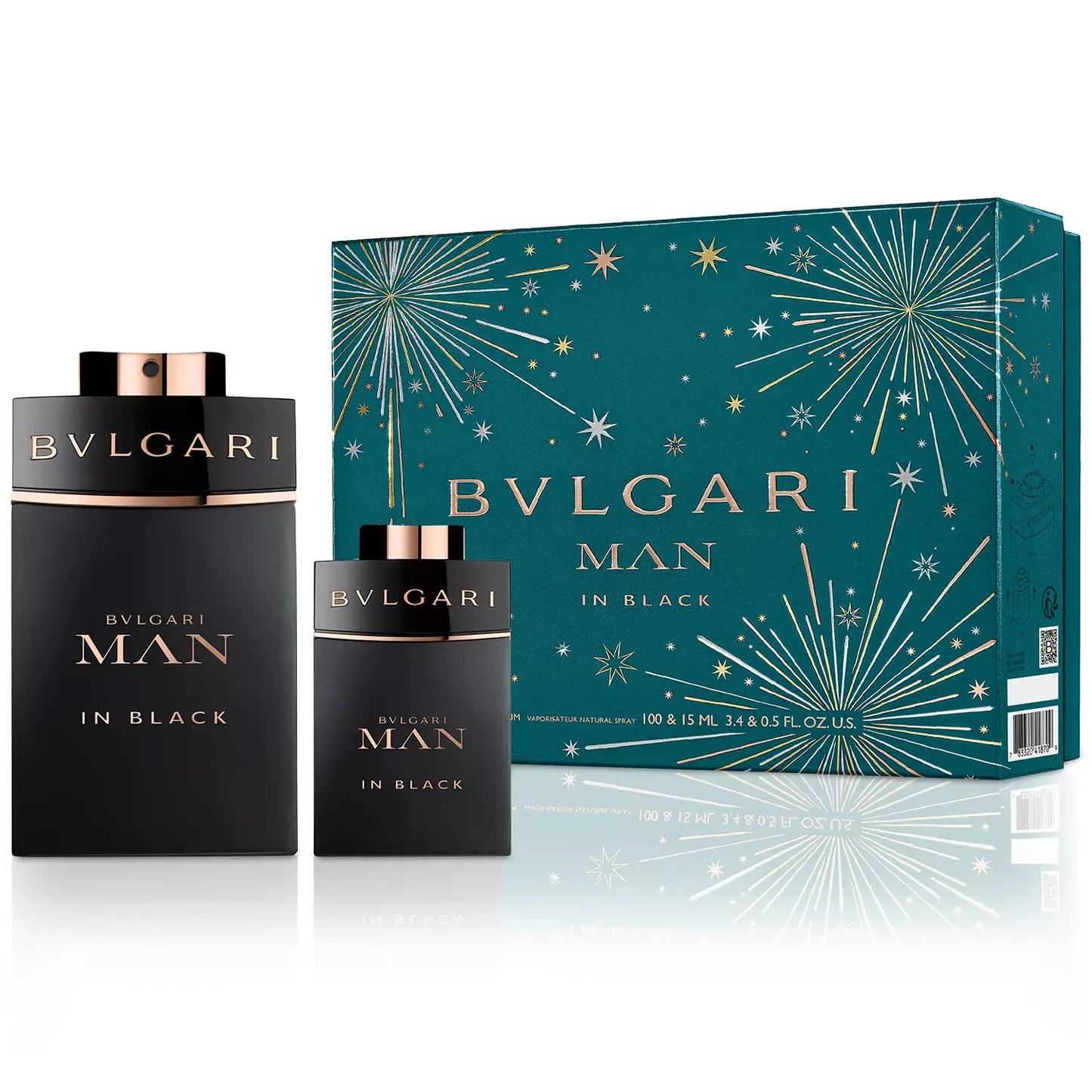 Bvlgari Man In Black 2 pc Set by Bvlgari 3.4 oz EDP Spray for Men