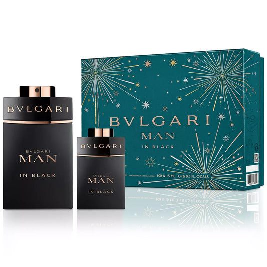 Bvlgari Man In Black 2 pc Set by Bvlgari 3.4 oz EDP Spray for Men