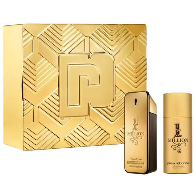 Paco Rabanne 1 Million 2 pc Set 3.4 oz EDT Spray 5.1 oz Deo M