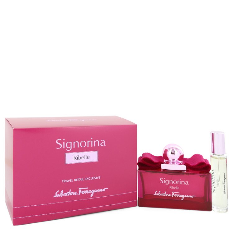 Salvatore Ferragamo Signorina Ribelle 2 pc Set 3.4 oz EDP Spray 0.34 oz EDP Spray W