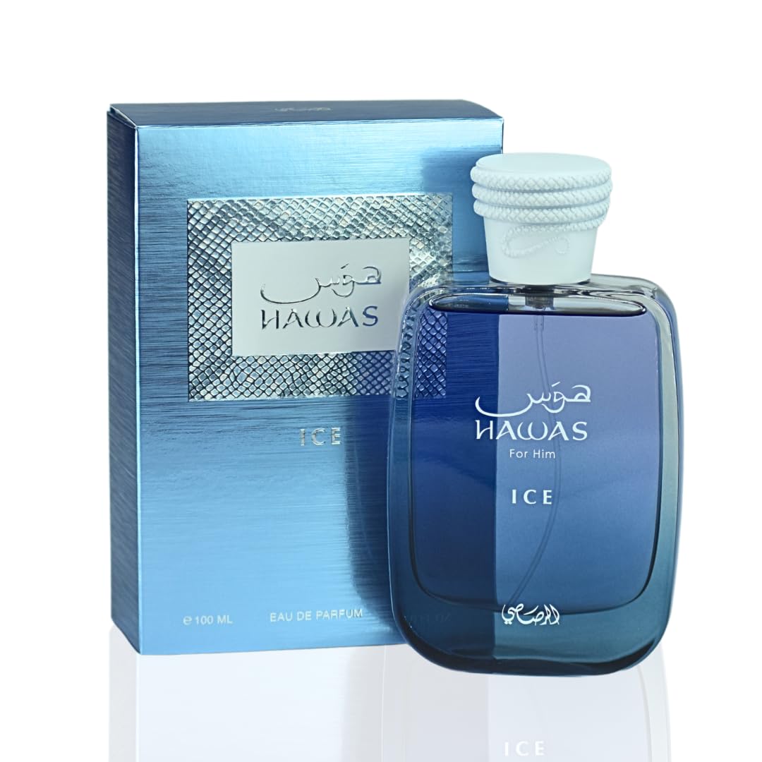 Hawas Ice by Rasasi 3.4 oz EDP Spray for Men