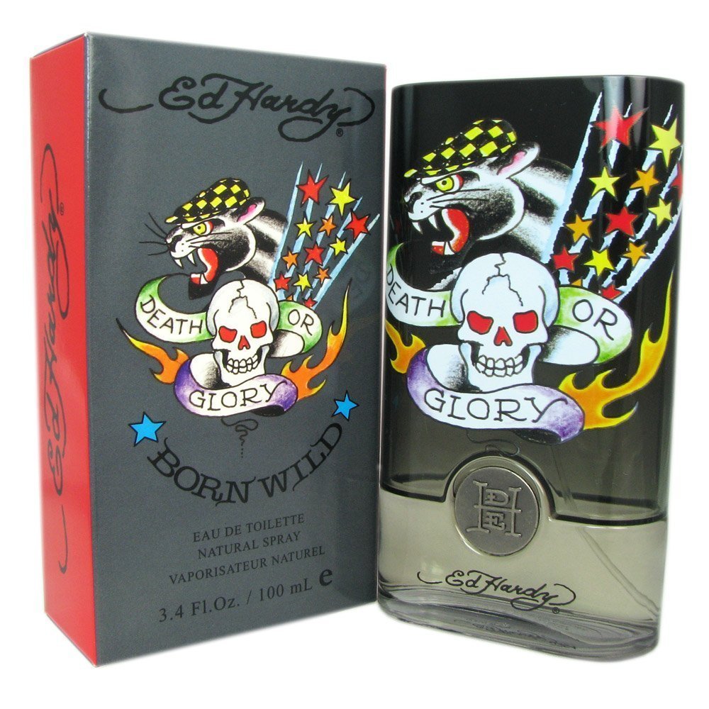 Ed Hardy Born Wild by Christian Audigier 3.4 oz EDT Spray for Men