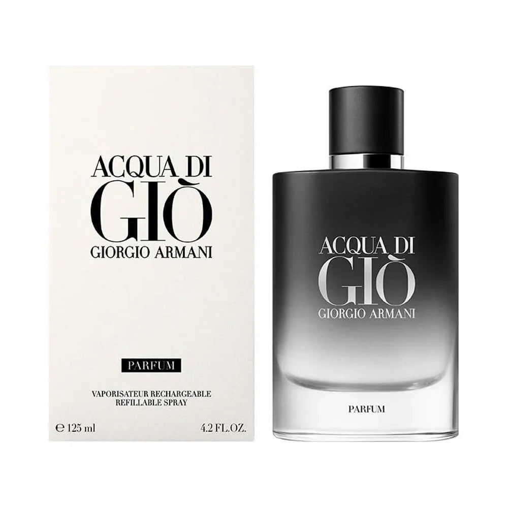 Acqua Di Gio Parfum by Giorgio Armani 4.2 oz Parfum Spray for Men