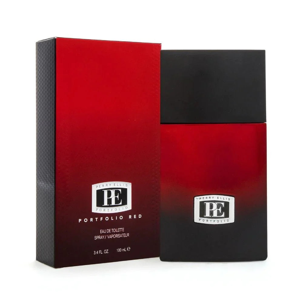 Portfolio Red Cologne by Perry Ellis 3.4 oz EDT Spray for Men