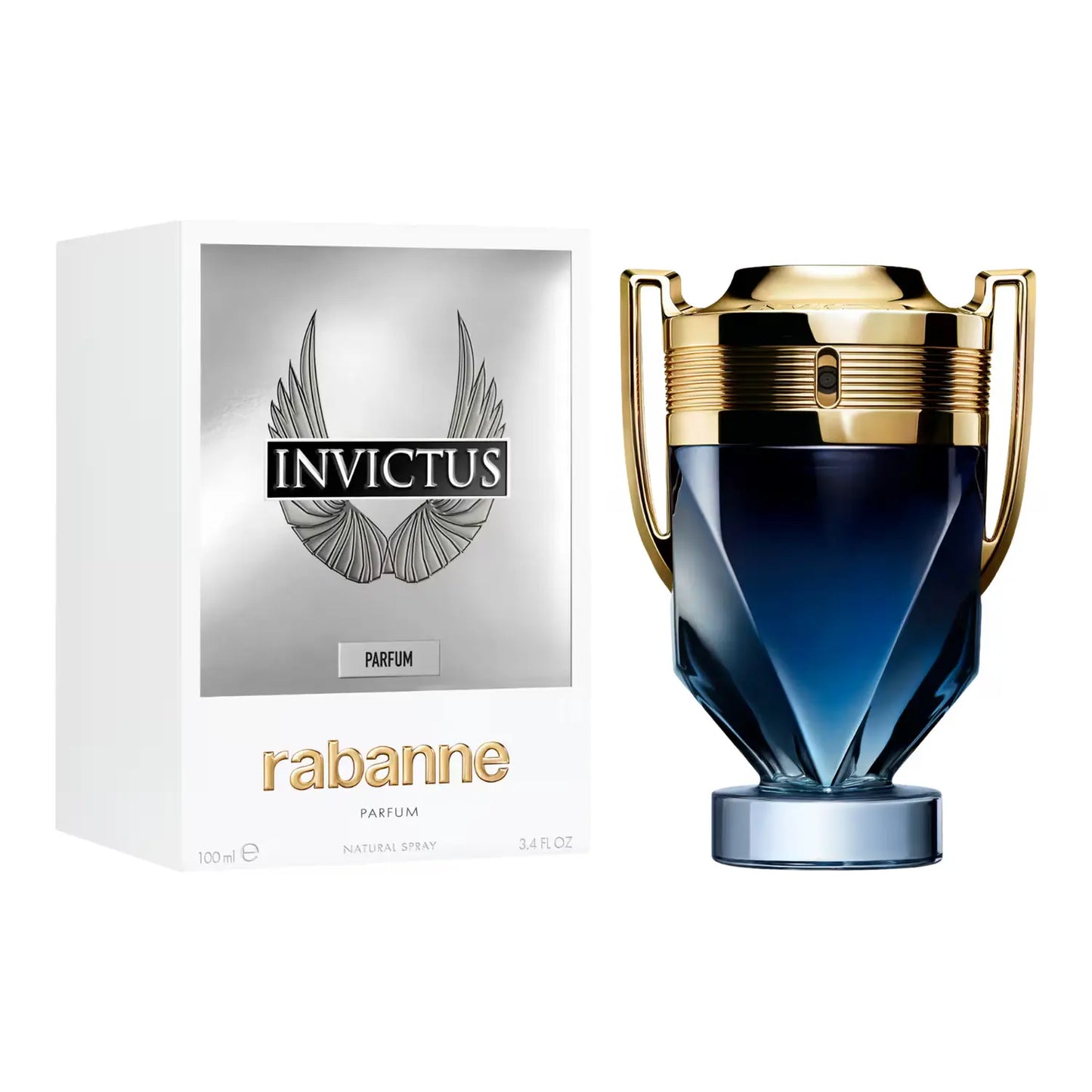 Invictus Parfum by Paco Rabanne 3.4 oz Parfum Spray for Men