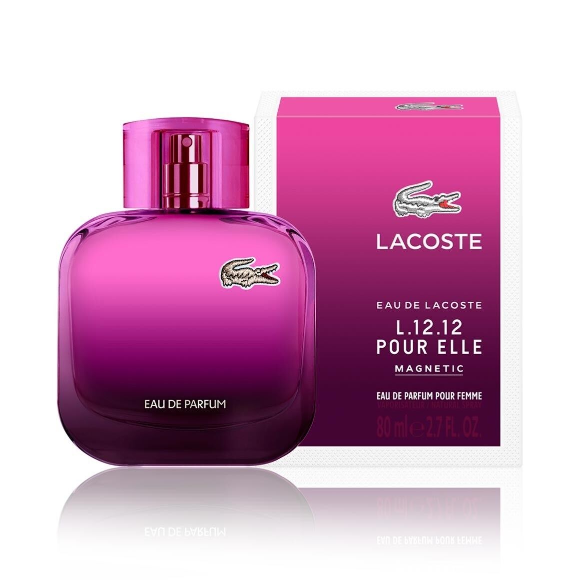 Eau de Lacoste L.12.12 Pour Elle Magnetic by Lacoste 2.7 oz EDP Spray for Women