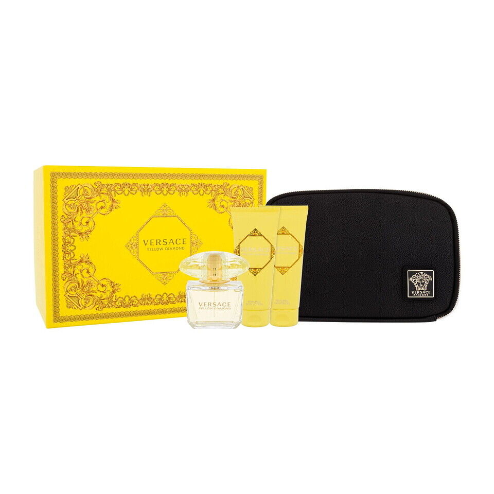 VERSACE YELLOW DIAMOND 4 pcs BAG SET W