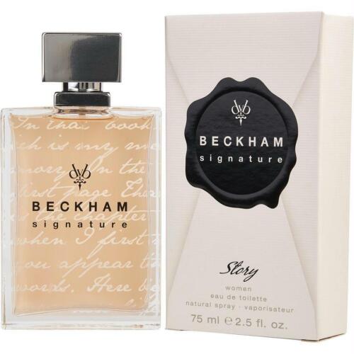 Beckham Signature Story By David Beckham, 2.5 oz Eau De Toilette Spray for women