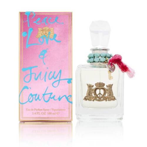 JUICY COUTURE PEACE LOVE & JUICY 3.4 OZ EDP SPRAY W