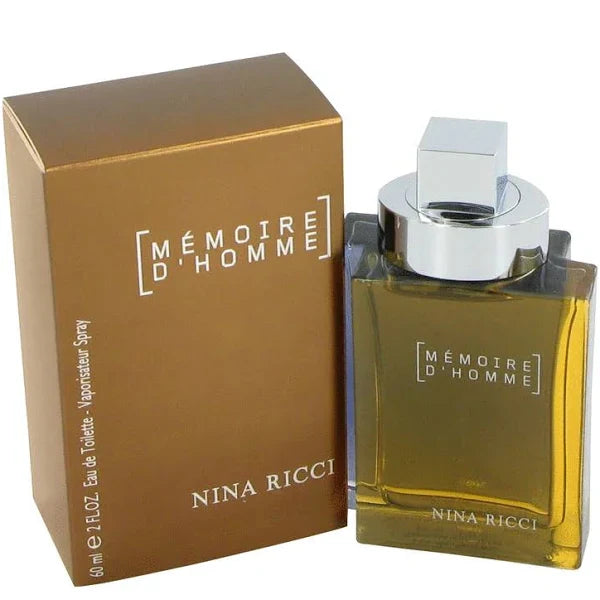 Memoire D'Homme By Nina Ricci For Men EDT Spray 3.3 oz